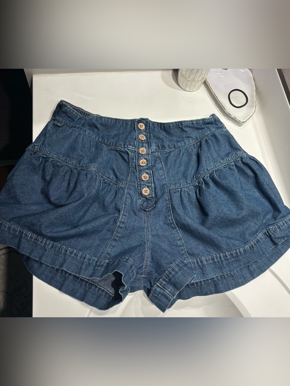 Free People “Fleur” Denim Short